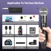Handheld Wireless Microphones for Karaoke Singing with 500 FT Reception
