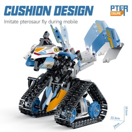 DOLIVE Robot Toys for Kids Ages 8-14, Remote & App-Controlled 3 in 1 STEM Robotics Set for Kids, Creative Birthday for Boys Girls Aged 8 9 10 11 12+ (695 Pieces)