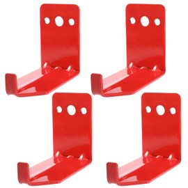 Huazu Fire Extinguisher Mount - 4 Pack Wall Hooks for 5 to 40 Lb Extinguishers, Universal Bracket with Expansion Screws