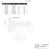 No.4 x 0.25 (2.9mm x 6.5mm) TX Countersunk Self-Tapping Screw