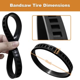 4 PACK 45-69-0030 Blade Pulley Tires Compact Band Saw Replacement For Bandsaw 2629-20 6242-6 2429-20