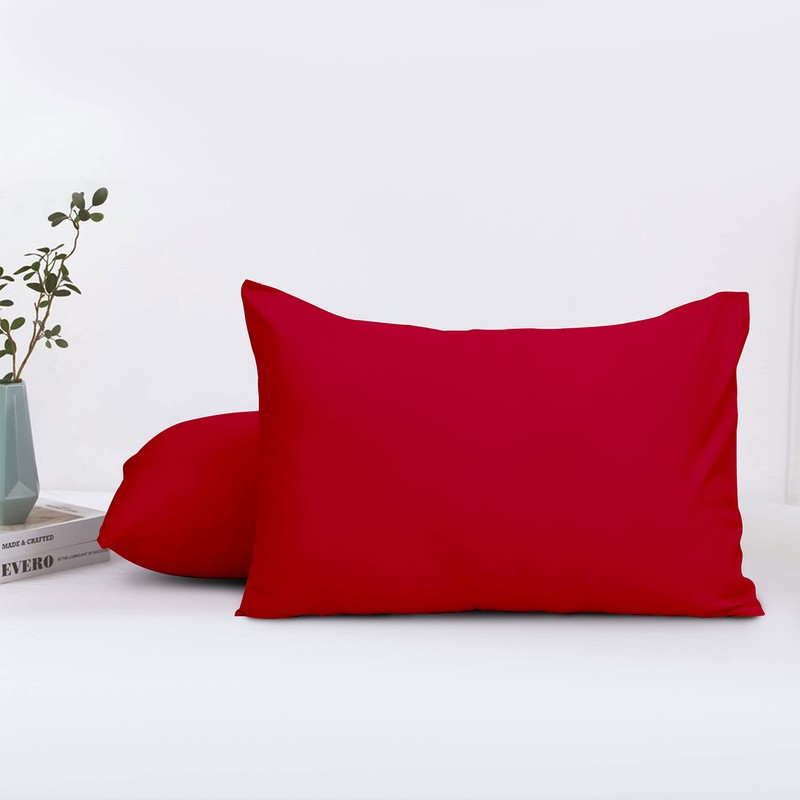 Aspire Homeware Pillow Cases 2 Pack – 100% Brushed Microfiber
