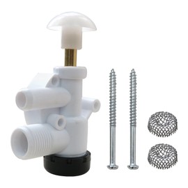 XSPANDER New RV Toilet Water Valve Kit Replacement 385314349 Fit for Foot-Pedal Toilets 706, 709,748,749, 806, 808, 847, 848