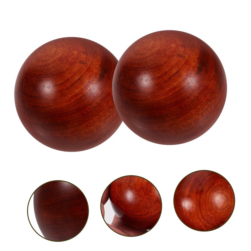 Healeved 5cm Wooden Pilates Ball Set Fitness Ball Muscle Stretching
