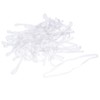 sourcing map TPU Elastic Band Stretchy Rubber Elastic Band Transparent