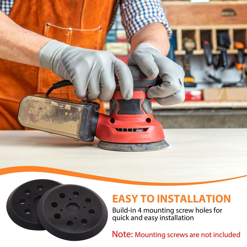5-Inch Sander Replacement Pad, Universal Hook and Loop Orbital Sander