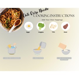 KLDSCP Organic Tingly Spicy Buldak Noodles, Dry Tossed Ramen, 25g Plant-Based Protein, Low Fat, Low Carb, Non GMO, GLuten Free, Keto Friendly & Plant Based (6 packs)