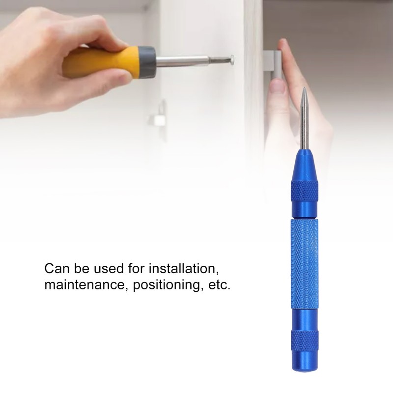 4Pcs Center Punch Automatic High Speed Steel 5in Tool Set