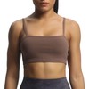 Aoxjox Women's Workout Bandeau Sports Bras Training Fitness Running Yoga
