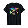 Lovely RN Registered Nurse Tie Dye T-Shirt