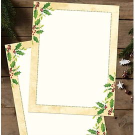 Great Papers! Falling Holly - Papelería imprimible, 8.5 x 11 pulgadas, paquete de 80 (2015049)