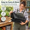 Weed Barrier Mats for Garden & Landscaping – 10-Pack 0.6×0.6M