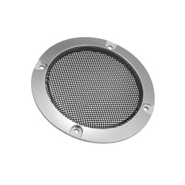 Motoforti 3" Car Speaker Grille Cover Mesh Trims Round Grille Silver Tone Long-lasting