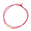 Jewelry Shop M v4309 2-Way Metal Beads, Wax Drawstring, Bracelet/Anklet,
