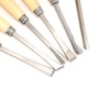 6pcs Carving Tool Kit Semicircle Wood Carving Hand Chisel Tool