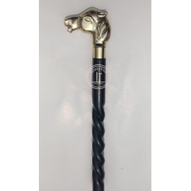 Derby Canes and Walking Sticks with Antique Embossed Brass Horse Head Designer Handle with Beautiful Affordable Gift Men/Women