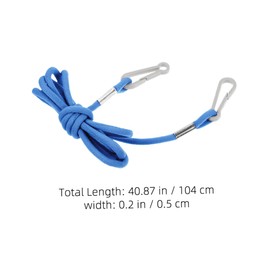 Baluue 3pcs Mitten Clips Strap Winter Glove Connector for Durable Nylon Lost Glove Leash for Skiing Ergonomic Fit for Active Movement Comfortable and Secure Design