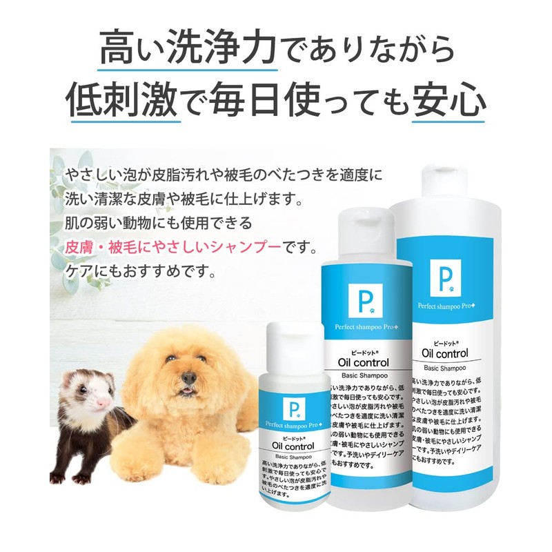 P. Piedot Oil Control Basic Shampoo 16.9 fl oz (500