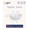 LaGlint 38 OZ Large Soup Bowl Set of 4, Opal