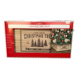 Holiday Time Christmas Tree Collar Base Cover Crate