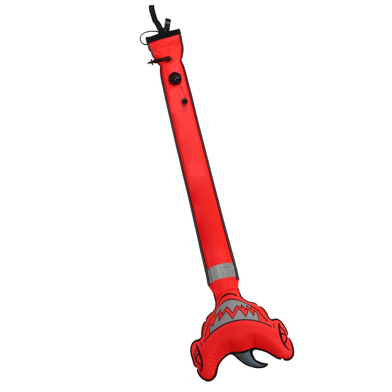 Surface Marker Buoy Scuba Diving Inflatable Safety Tube Hammerhead Shark
