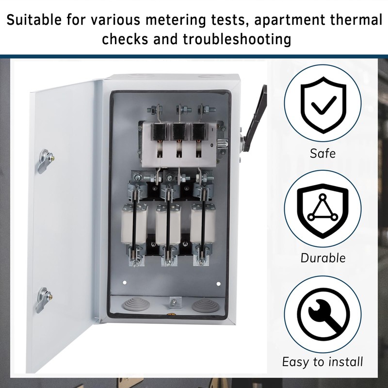 Relaxweex 2 Pcs 200 Amp Meter Socket Jumper Assembly Bypass