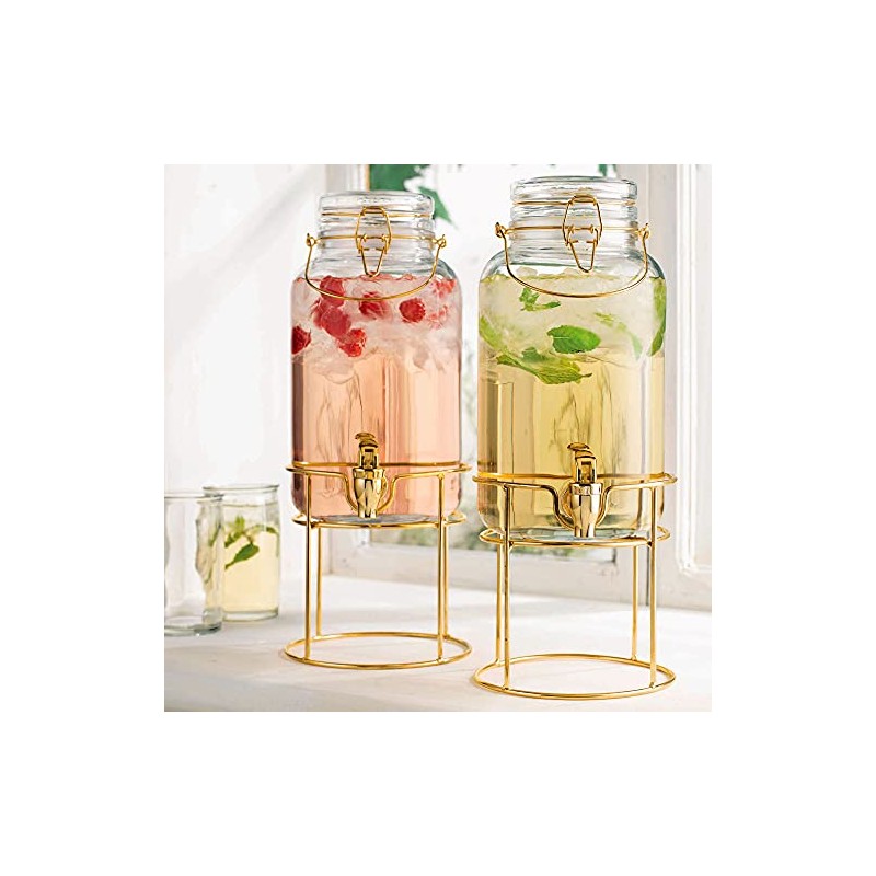 Elegant Home Set of Two (2) Quality Clear Glass Each