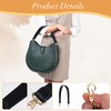 9 cm Bag Handle, Shoulder Strap, Black, Women's Leather Shoulder
