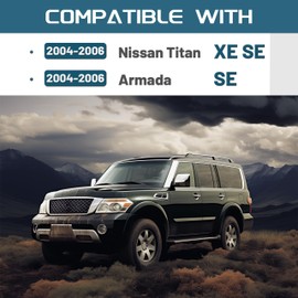 KUAFU Center Dash Audio A/C Instrument Panel Bezel Cover Lid Compatible with Nissan 2004-2006 Titan XE SE Armada SE Replace for 682578S800 Dashboard Finisher Bezel - Gray