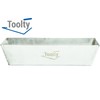 Toolty Stainless Steel Plasterers Mud Pan - 14" - 360mm