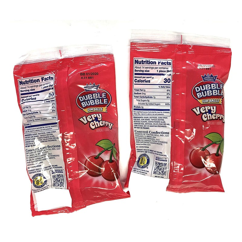 Dubble Bubble Very Cherry 3 Pack 4oz each