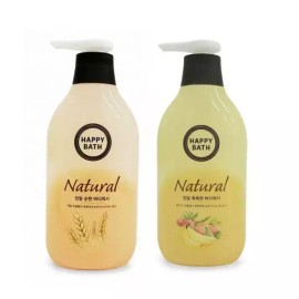Happy Bath 해피바스 내추럴 순한 촉촉한 바디워시 약산성PH 곡물 추출물 [해피바스 정말순한 바디워시900g] Happy Bath Natural Mild Moisturizing Body Wash Weak Acidic pH Grain Extract [Happy Bath Really Gentle Body Wash 900g]