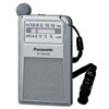Panasonic RF-NA35R-S Commuter Radio, FM/AM/Wide FM Compatible, Retractable Earphones, Silver