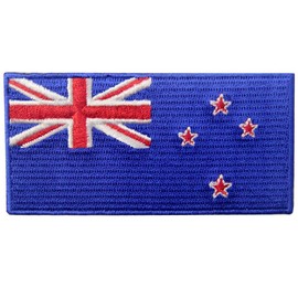 New Zealand Flag Embroidered Kiwi Emblem Iron On Sew On National Patch
