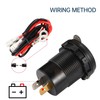 SVAHAOMG Quick Charge 3.0 Dual USB Car Charger Socket with