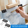 Nomatox Jumbo Binder Clips 3 inch,75mm Width,6 Pack Extra Large