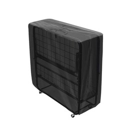 Cachpib Folding Bed Storage Cover, Waterproof & Dustproof Rollaway Bed Cover with Zipper & Buckle, Thickened Storage Cover for Folding Cot, 130 x 30.5 x 99cm