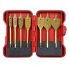 Sealey Titanium Coated Flat Wood Drill Bit Set 7pc -