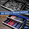 WORKPRO 8-Piece Magnetic Socket Organizer and Magnetic Wrench Organizer Set,