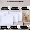 Funky Gadgets Pillow Cases 4 Pack White 200 Thread Count