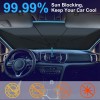 Foldable Car Umbrella Cover Protect Vehicle from UV Sun UPF50+