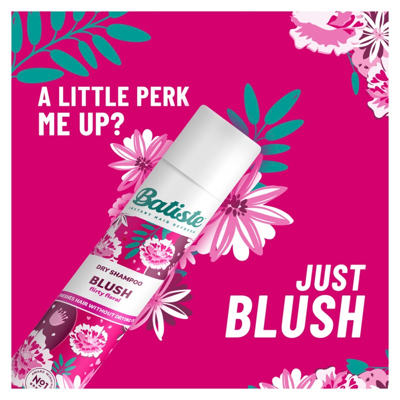 Batiste Shampoo Dry Blush, 6.73 Ounce,6 pack