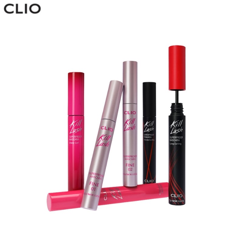 CLIO Kill Lash Superproof Mascara 7g*2ea, Color:20 Bouncy Lash(1+1)