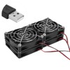Router Cooling Fans 5V USB Power Heat Sink ABS for