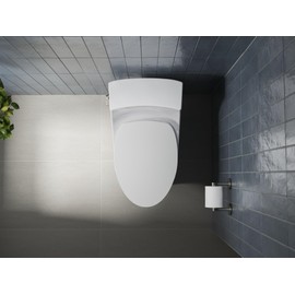 KOHLER K-30782-0 Papyrus Elongated Quiet-Close Toilet Seat Slow Close with Grip Tight Bumpers, Thin Thermoset Plastic Toilet Seat Elongated, White