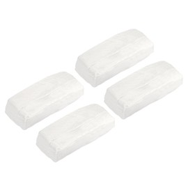 sourcing map Repair Sealing Clay 45 x 21mm Mending Mud Waterproof for Air Conditioning Hole Pipe Connection, White Pack of 4