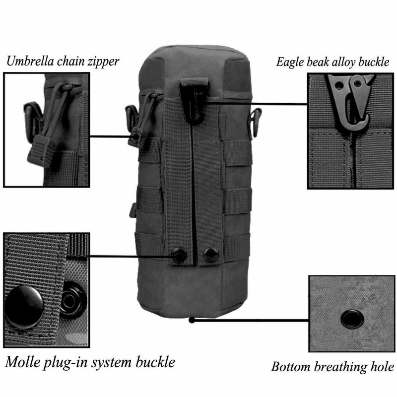 Unbranded Tactical Molle Water Bottle Holder Pouch Army Hydration Carrier