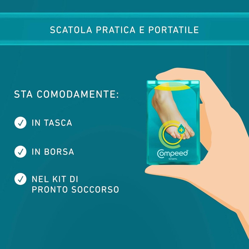 COMPEED Cerotti Callifughi Idratanti a lunga durata - Per calli.