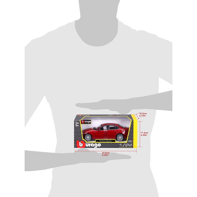 Bburago Alfa Romeo Giulia 1:24 Scale Model Car with Opening