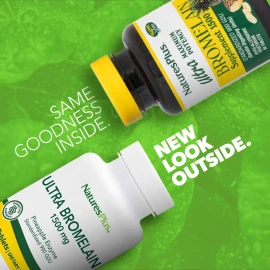 Natures Plus Ultra Bromelain 1500 Mg 60 Tabletas Vegetales